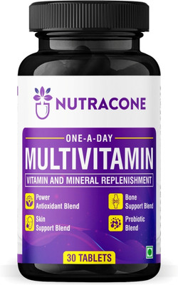 NUTRACONE Multivitamin for Men and Women with Probiotics Tablets(30 No)