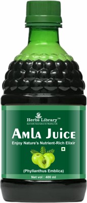 Herbs Library Amla Juice Natural Immunity Booster Juice (400ml)(400 ml)