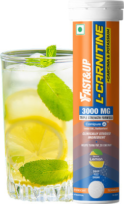 FAST&UP L-CARNITINE 3000 MG - TRIPLE ACTION FORMULA FOR FASTER FAT BURN(10 Tablets)