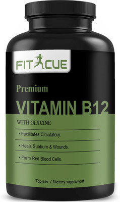 Fitcue Plant Based Vitamin B12 Tablets (S131)(60 Tablets)