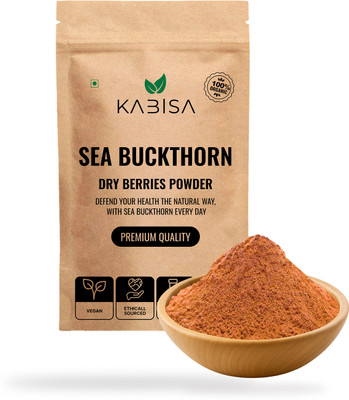 Kabisa Seabuckthorn Dry Berry Powder | Collagen, Vitamin C| Best Himalayan Berry Powder(100 g)