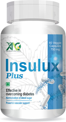 ANC Herbal Insulux Plus With Berberine & Milk Thistle for Diabetes Control 750mg(60 Tablets)