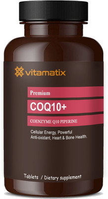 Vitamatix 120mg Coenzyme Q10 Tablets with Piperine (S98)(60 Tablets)