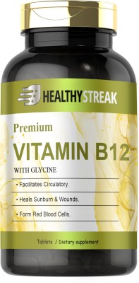 Healthy Streak Plant Based Vitamin B12 Tablets (G131)(60 Tablets)