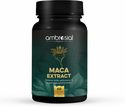 Ambrosial Maca Root Maca Root Extract capsule(60 Capsules)