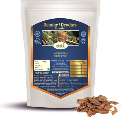 biotic Deodar Powder (Cedrus Deodara) Devdaru Powder - 100g(100 g)
