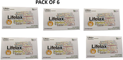 LIFE STYLE STUDIO Lifelax constipation digestive pack of 3(6 x 16.67 mg)