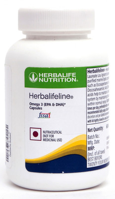Herbalife Nutrition Omega 3 Fish Oil Capsules For Cardiovascular Health (60 Tablets)(60 Capsules)