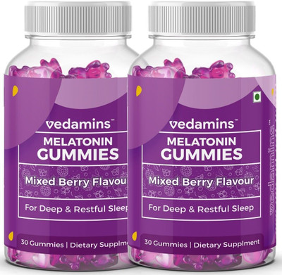 vedamins Melatonin Gummies Twin Pack(30 x 0.03 No)