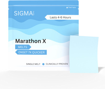 SIGMA GUYS MarathonX Melts Helps Increase Performance & Strength | For Men(16 x 50 mg)