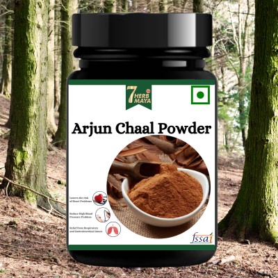 7Herbmaya Arjuna Chaal Powder, Arjuna Bark, Arjun Chal Tree Kwath, Arjuna Chal Powder(100 g)