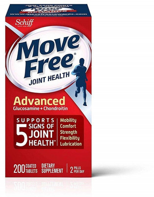 Schiff Move Free Glucosamine and Chondroitin Supplement 200 Tablets(200 Tablets)