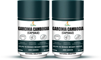 grinbizz Garcinia Cambogia Capsule Support Weight Management/Improve Digestion/Fat Cutter Capsules(2 x 30 Units)