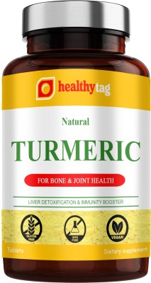 Healthy Tag TURMERIC Tablets, CURCUMIN, CURCUMIN Tablets (G130)(60 Tablets)