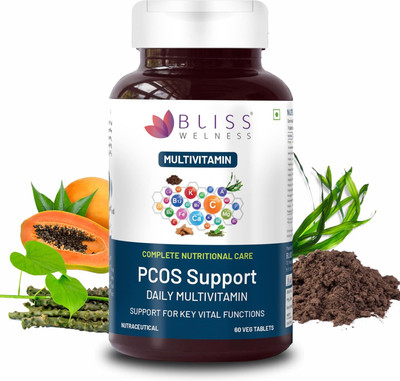 Bliss Welness PCOS Support Daily Multivitamin(60 Tablets)