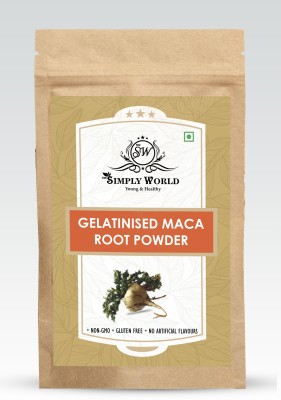 THE SIMPLY WORLD GELATINISED MACA ROOT POWDER(2 x 100 g)