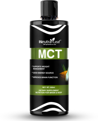 Neutraleaf MCT For Fat Burner And Weight Loss | Energy | Keto Diet Friendly(500 ml)