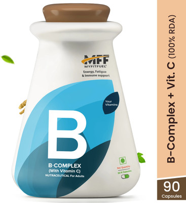MyFitFuel B-Complex with Vitamin C, 90 Capsules(90 No)