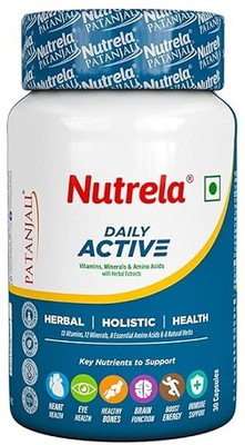PATANJALI Daily Active Multivitamin Cap-sules Pack Of 3(3 x 30 Capsules)