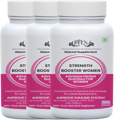 IBFEN Strength Booster Immunity Power Women Capsule For Overall Cellular |Stamina(3 x 30 Capsules)
