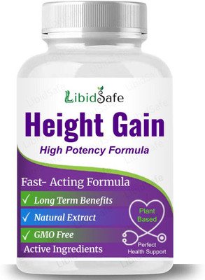 LibidSafe Get Height Gain Capsules with Another Height Growth Tablets to Boost Height(2 x 15 mg)