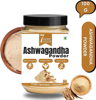7Herbmaya New Ashwagandha Powder For Performance Revitalise Body & Mind(100 g)