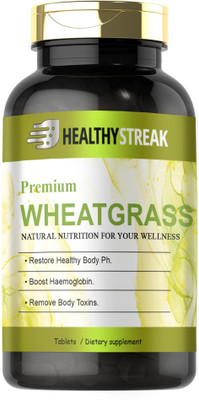 Healthy Streak Wheatgrass 800 mg Tablets (D135)(60 Tablets)