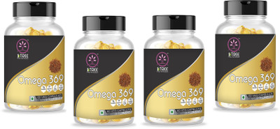 1 Tree Omega Capsules-Flax Seeds Oil Capsules-1Tree Omega3 Fatty Acids-Omega 500mg(4 x 60 Capsules)