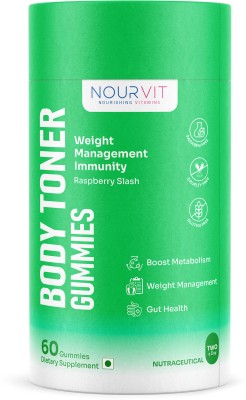 Nourvit Body Toner | Apple Cider Vinegar Gummies for Weight Loss(60 No)