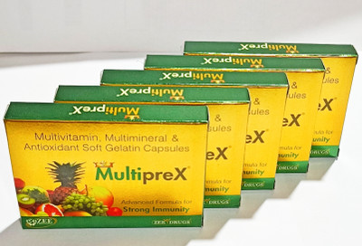 Multiprex Multivitamin multimineral antioxidant soft gelatin capsules(50 Capsules)