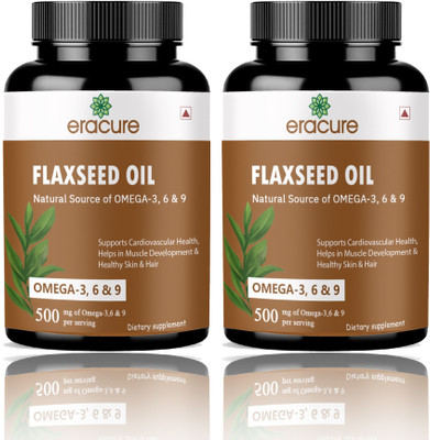 EraCure Flaxseed extract Capsules Omega 369 (H197)(120 Capsules)