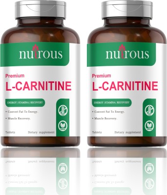 Nutrous L Carnitine L Tartrate - Fat Burner Tablets (S255)(2 x 60 Tablets)