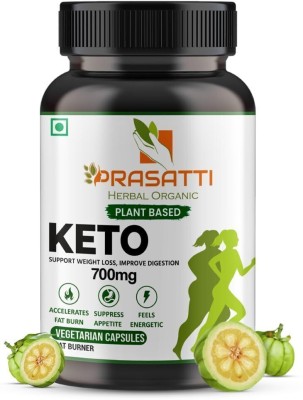Prasatti Herbal Organic Keto Slim Advanced Weight Loss Supplement& Fat Burner for Men & Women(60 Capsules)