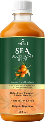 AHERI Himalayan Sea Buckthorn Juice | Rich in Vitamins, Antioxidant & Omega Fatty Acid(500 ml)