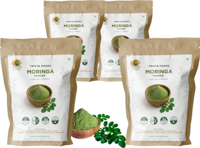 TRIVYA FOODS Moringa Powder(4 x 100 g)