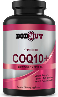 Bodnut 120mg Coenzyme Q10 Tablets with Piperine (K98)(60 Tablets)