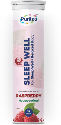 puriteo SLEEP WELL EFFERVESCENT/ RASPBERRY(15 Tablets)