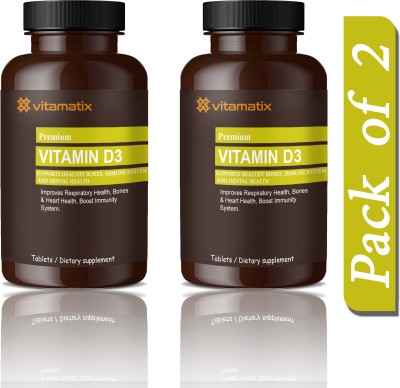 Vitamatix Plant Based Vitamin D3 K2 MK7 Supplement Veg (D227)(120 Tablets)