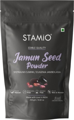 STAMIO Jamun Seed Powder for Diabetes | Indian blackberry | Syzygium cumini(250 g)