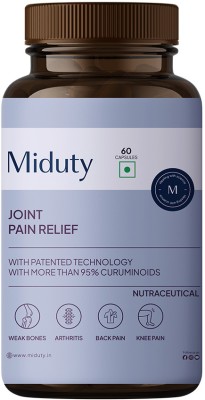 Miduty Palak Notes Joint Pain Relief Supplement-Supports Joint Health-Joint Flexibility(60 Capsules)