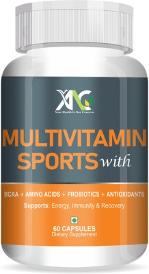 ANC Multivitamin for Sports Tablets with BCAA Amino Acids Probiotics & Antioxidants(60 Tablets)