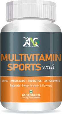 ANC Multivitamin for Sports Tablets with BCAA Amino Acids Probiotics & Antioxidants(60 Tablets)