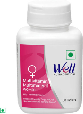 Modicare Well Multivitamin Multimineral Women With herabal extacts(60 Tablets)