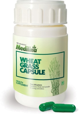 Medilina Wheatgrass Capsules - 120 No.s(65 g)