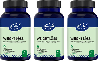 puriteo WEIGHT LOSS TABLET 03(3 x 60 Tablets)