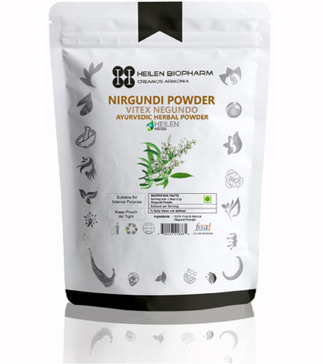 HEILEN BIOPHARM Nirgundi / Sambhalu Vitex Negundo Root Powder 200 grams(200 g)