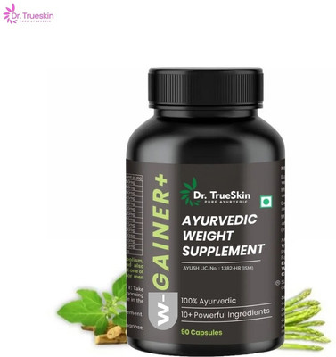 Dr. Trueskin W-Gainer+ Capsules with Ayurvedic Nutrient Mix Power(90 Capsules)