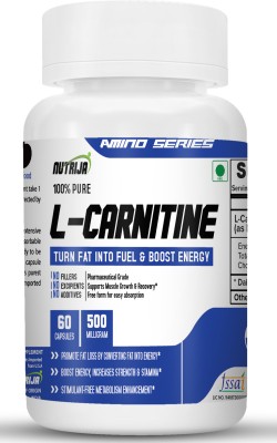 NutriJa L-Carnitine 500mg Supplement (60 Capsules)(60 Capsules)