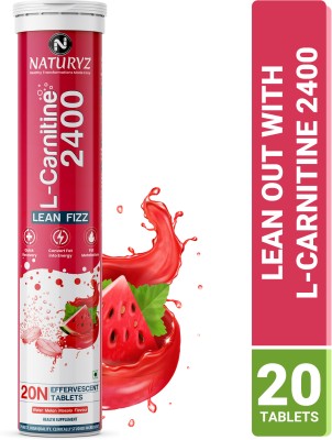 NATURYZ L-Carnitine L Tartrate 2400 mg Fat burner, Weight loss & Energy booster(20 Tablets)