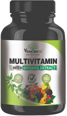 VEDA MAXX Multivitamin Health Booster- With Herbal Extracts and Minerals 60 Capsules(60 Tablets)